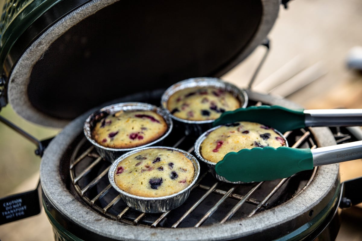 Big Green Egg Minimax pieczenie ciasta