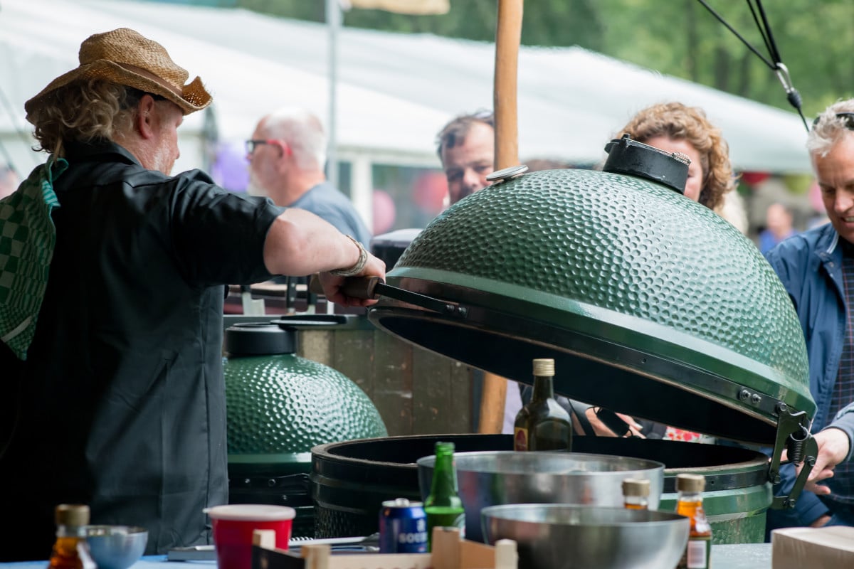 Big Green Egg 2XL podczas eventu