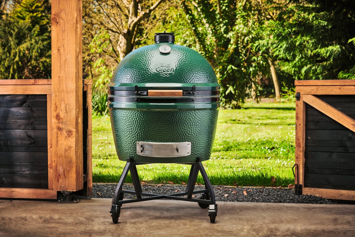 Big Green Egg 2XL z intEGGrowanym stojakiem na kółkach