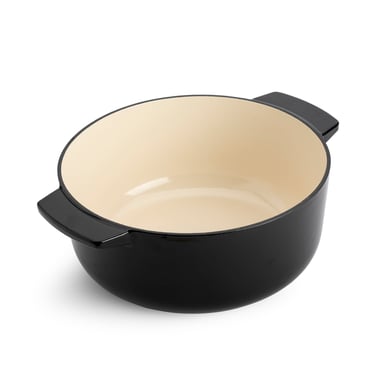 5,2L Garnek żeliwny czarny - 4