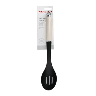 Łyżka kuchenna ażurowa Coreline kremowa - 4