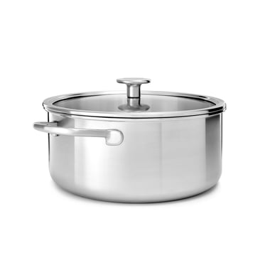 4,9L Garnek stalowy KitchenAid z pokrywką - 2