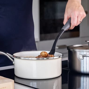Łyżka kuchenna ażurowa Coreline szara - 5