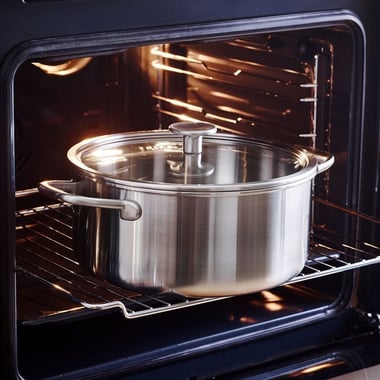 4,9L Garnek stalowy KitchenAid z pokrywką - 5