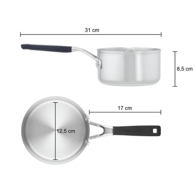 1L Rondel stalowy KitchenAid Classic - 5