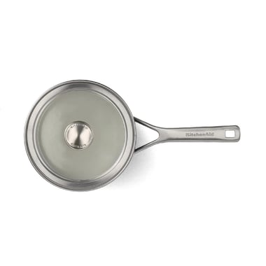 2L Rondel emaliowany z pokrywką czarny mat - 5