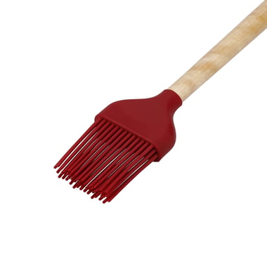 Pędzel silikonowy z drewnianą rączką Coreline - 2