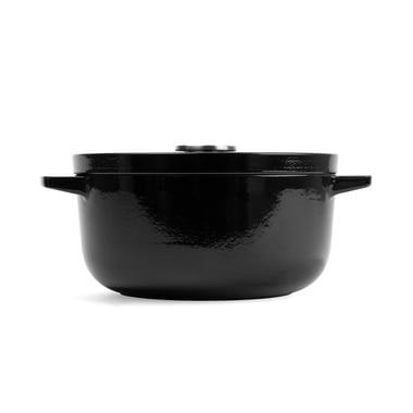 3,3L Garnek żeliwny czarny - 2