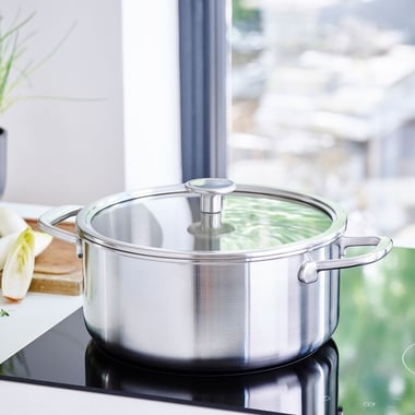 3,1L Garnek stalowy KitchenAid z pokrywką - 4