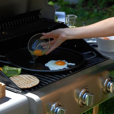 Patelnia żeliwna 35 cm Kenmore - 3
