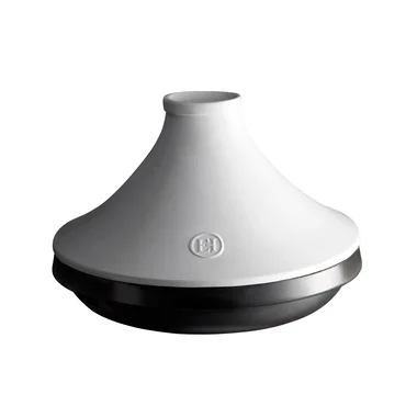 Tagine 26cm 2L czarno-biały Emile Henry