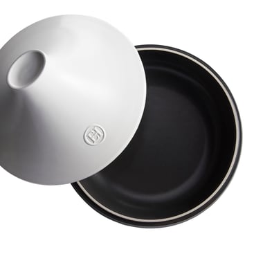 Tagine 33cm 4L czarno-biały Emile Henry - 3