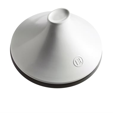 Tagine 33cm 4L czarno-biały Emile Henry - 5