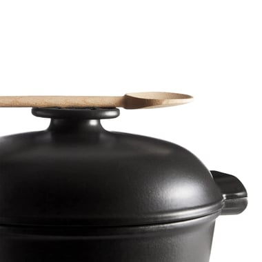 Garnek ceramiczny 4,5L czarny Emile Henry - 5