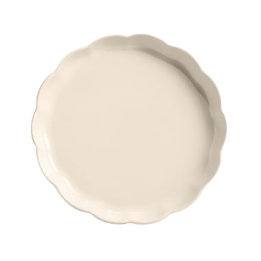 Forma do tarty 31cm Madeleine kremowa widok z góry